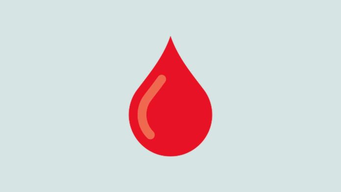 Significado del emoji de la gota de sangre