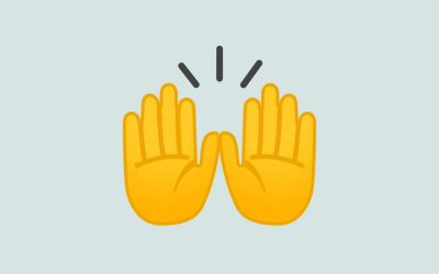 Significado del emoji de las manos levantadas