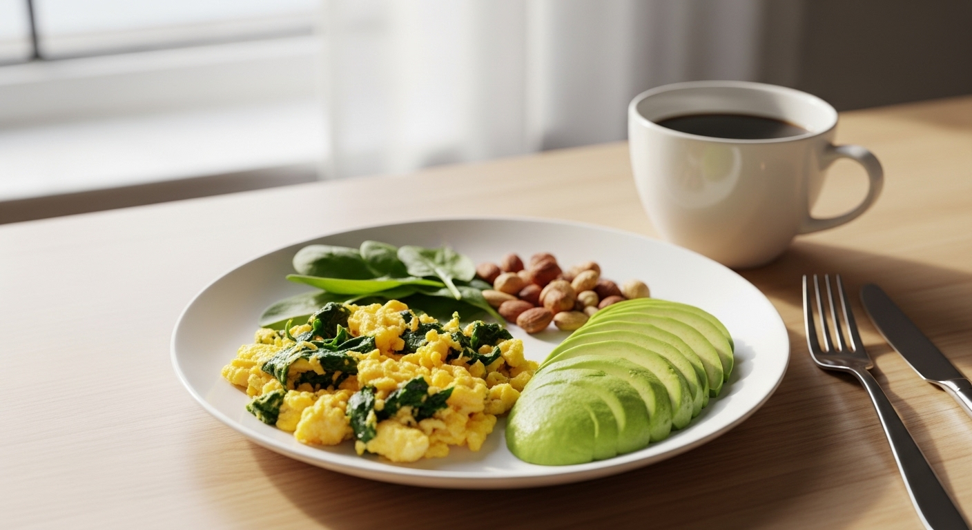 Qué pasa en tu cuerpo si dejas el azúcar por 30 días (lo bueno y lo malo) 1 Desayuno saludable alto en proteinas y grasas buenas para combatir los antojos de azucar
