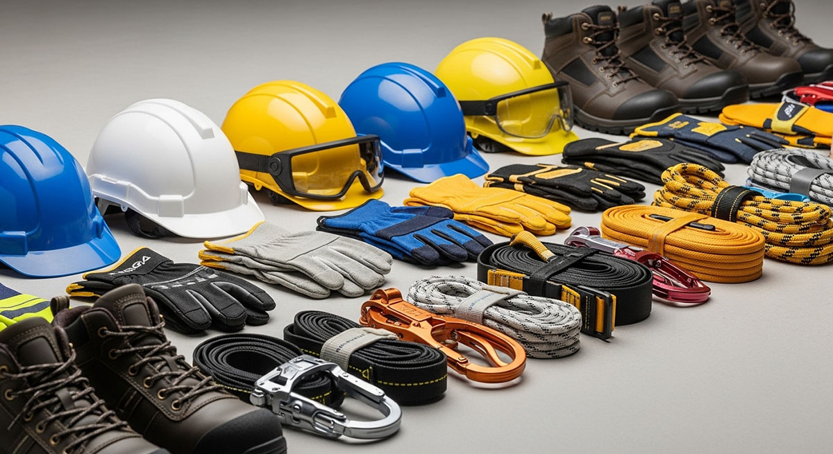 Guía Sobre Seguridad Laboral y Equipos de Protección para Trabajos Industriales 1 Equipos de protección laboral organizados