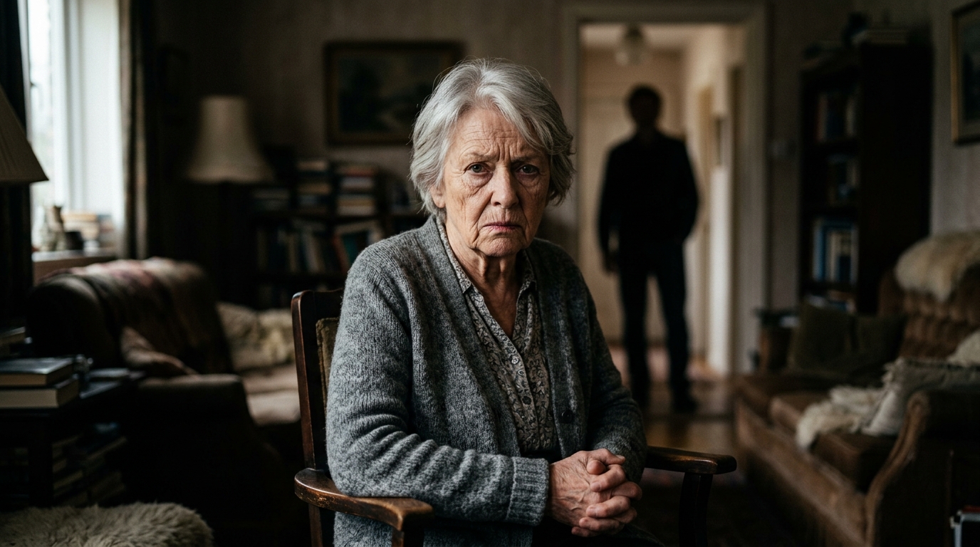 Qué es el síndrome de la mano extraña y otras rarezas neurológicas reales 2 Mujer mayor mirando con desconfianza representando el sindrome de Capgras