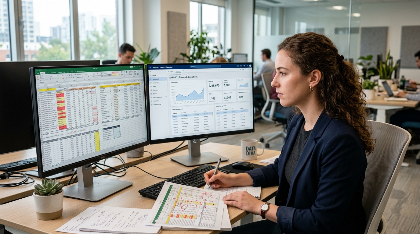 Cómo Elegir Un Software ERP Sin Complicarte La Gestión Del Negocio 1 Comparacion entre gestion manual y software ERP