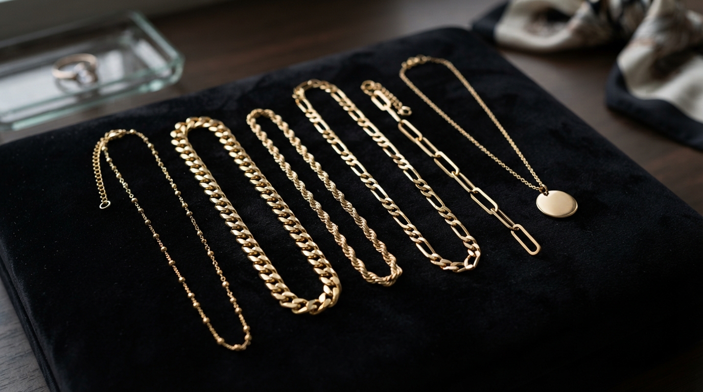 Ventajas de Comprar Oro en Rebajas Sin Renunciar a la Calidad 4 Diferentes modelos de cadenas de oro