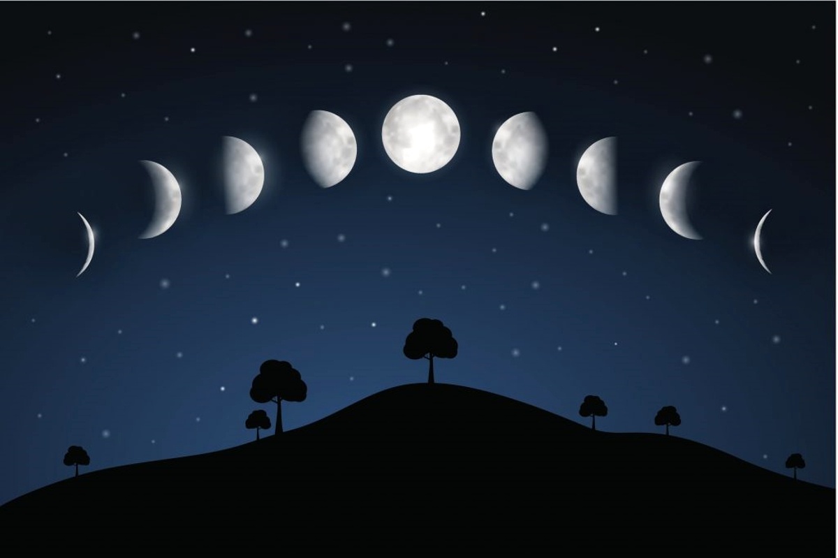 buena suerte durante la Luna Nueva