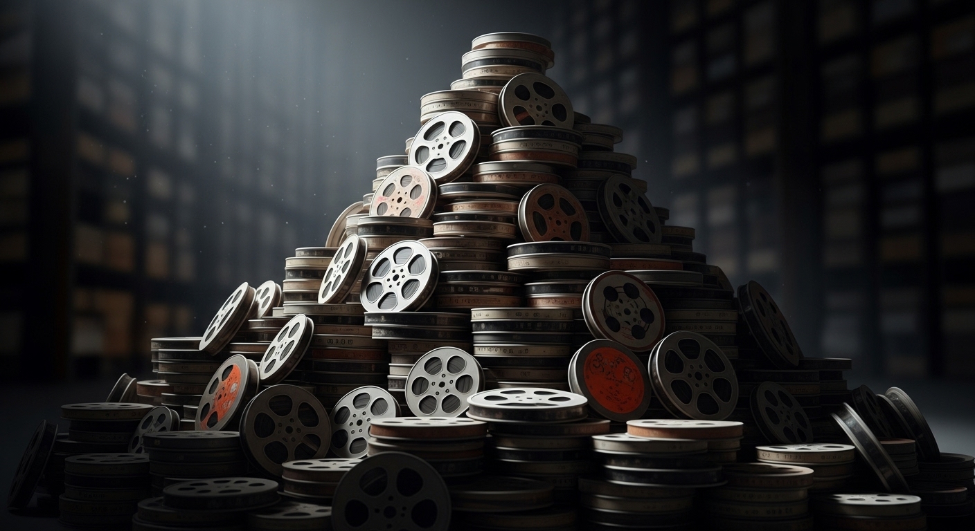 Cambios de Last Minute en Películas que Salvaron la Trama Completamente 2 Bobinas de pelicula apiladas representando edicion y cambios