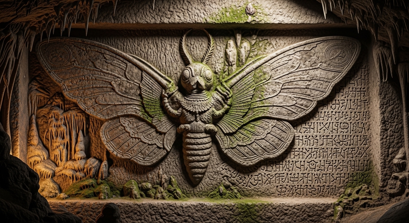 Primer plano de Mothra la Reina de los Monstruos en el MonsterVerse