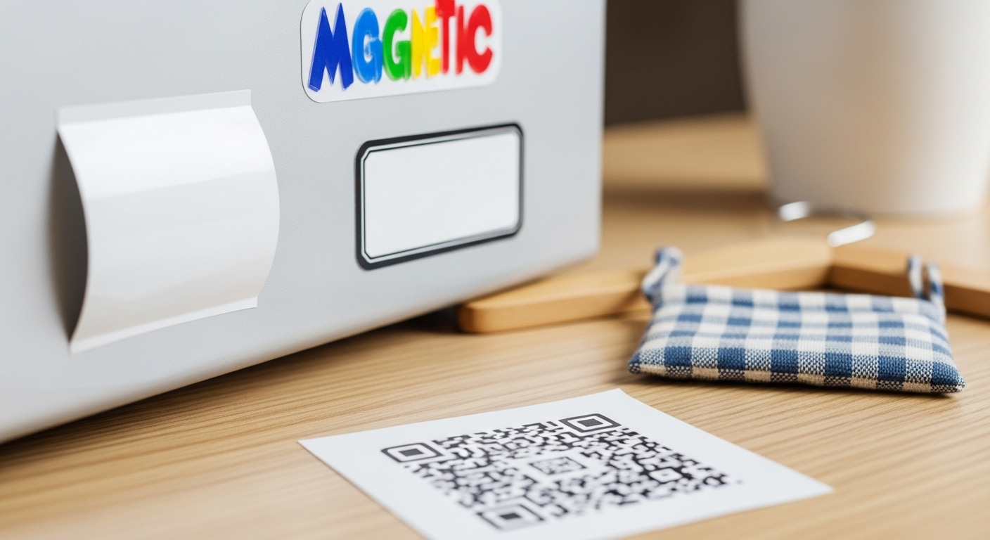 Cómo crear un sistema de organización familiar con etiquetas (que realmente funcione) 1 Diferentes tipos de etiquetas para organizacion vinilo magneticas de tela y codigos QR