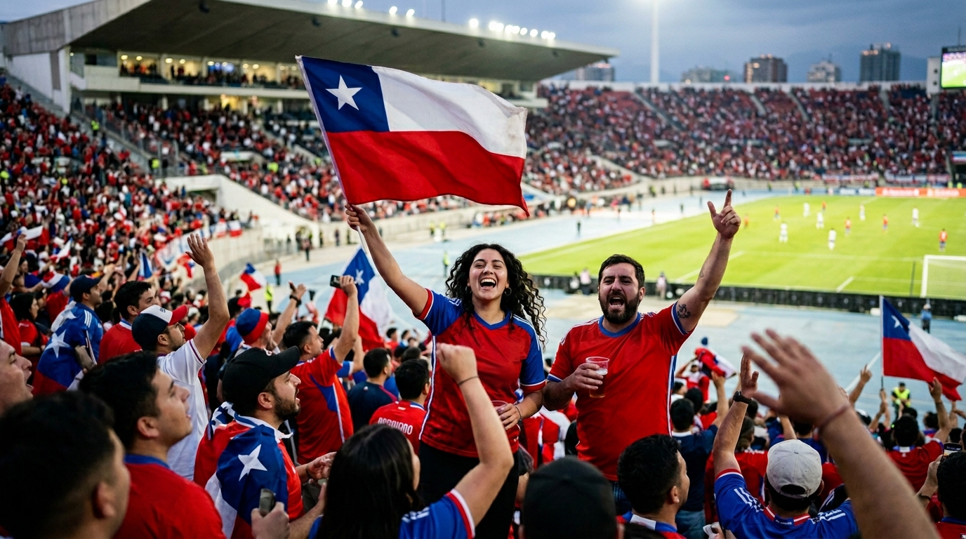 Actividades Y Experiencias En Chile Que Vale La Pena Probar 1 Aficionados siguiendo un evento deportivo en Chile