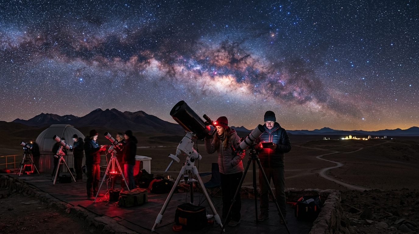 Actividades Y Experiencias En Chile Que Vale La Pena Probar 3 Observacion astronomica en el desierto de Atacama